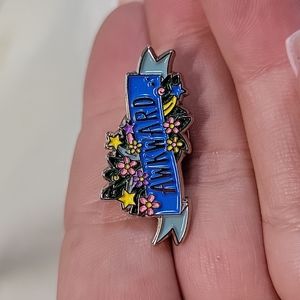 Awkward Enamel Pin, unisex